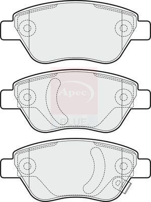 Apec Blue PD3064 Brake Pad Set, disc brake - 1