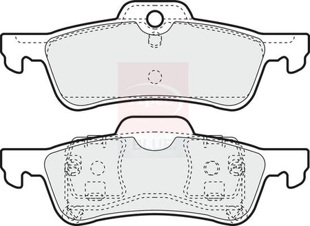 Apec Blue PD3065 Brake Pad Set, disc brake - 1