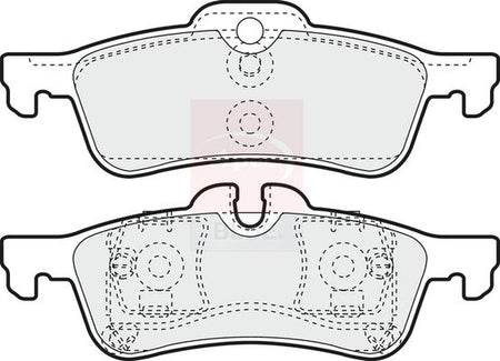 Apec Blue PD3065 Brake Pad Set, disc brake - 2