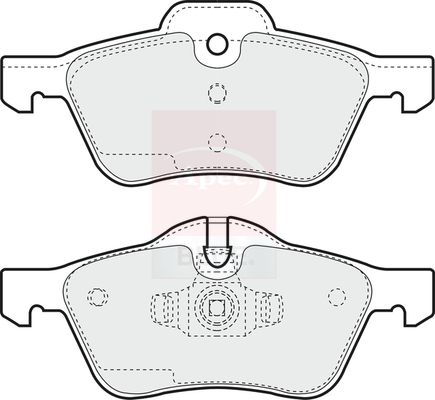 Apec Blue PD3066 Brake Pad Set, disc brake - 1