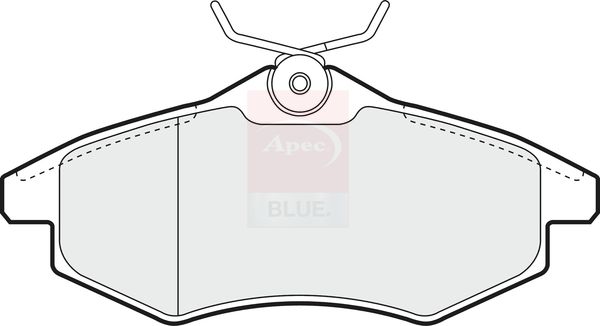 Apec Blue PD3068 Brake Pad Set, disc brake - 1