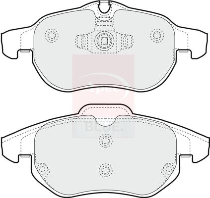Apec Blue PD3069 Brake Pad Set, disc brake - 2