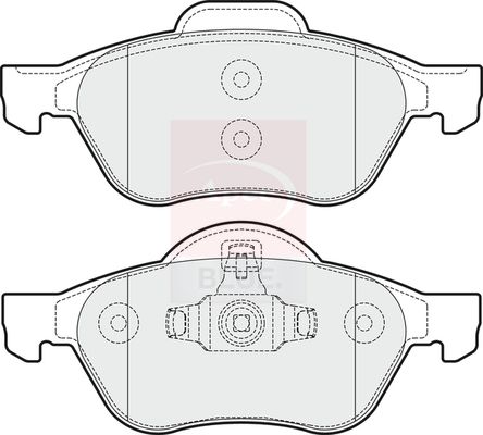 Apec Blue PD3071 Brake Pad Set, disc brake - 1
