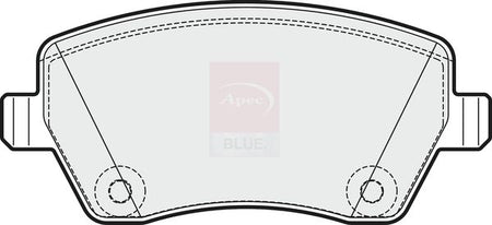 Apec Blue PD3075 Brake Pad Set, disc brake - 2