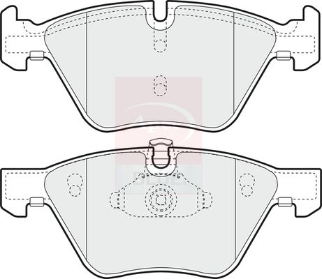 Apec Blue PD3081 Brake Pad Set, disc brake - 2