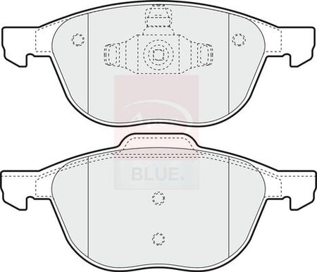 Apec Blue PD3082 Brake Pad Set, disc brake - 2