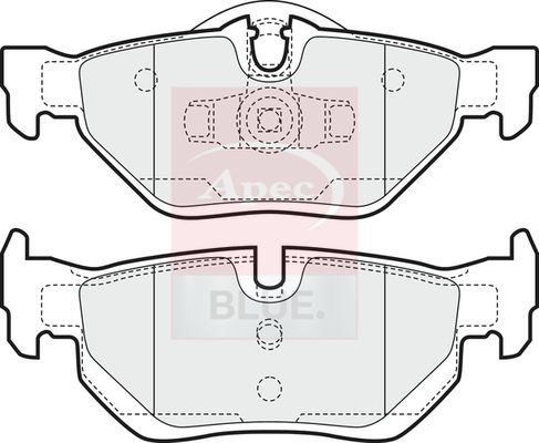 Apec Blue PD3083 Brake Pad Set, disc brake - 1