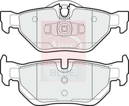 Apec Blue PD3083 Brake Pad Set, disc brake - 1