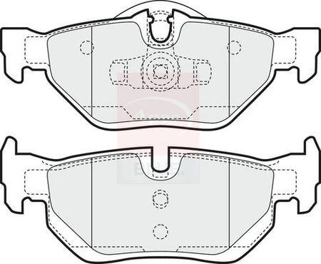 Apec Blue PD3083 Brake Pad Set, disc brake - 2