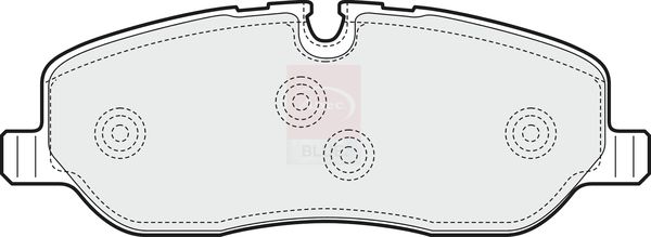 Apec Blue PD3085 Brake Pad Set, disc brake - 1