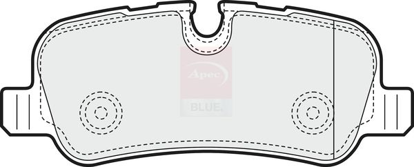 Apec Blue PD3086 Brake Pad Set, disc brake - 2