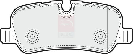 Apec Blue PD3086 Brake Pad Set, disc brake - 2