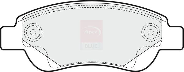 Apec Blue PD3087 Brake Pad Set, disc brake - 1