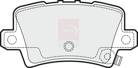 Apec Blue PD3088 Brake Pad Set, disc brake - 2