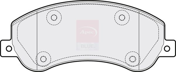 Apec Blue PD3093 Brake Pad Set, disc brake - 1