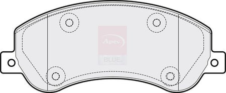 Apec Blue PD3093 Brake Pad Set, disc brake - 1