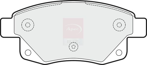 Apec Blue PD3095 Brake Pad Set, disc brake - 2