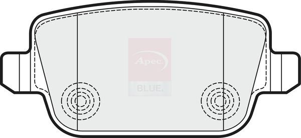 Apec Blue PD3096 Brake Pad Set, disc brake - 1