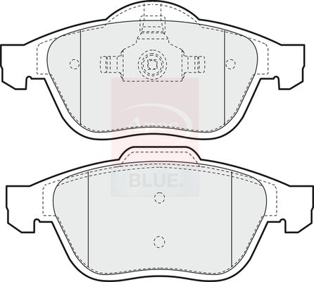 Apec Blue PD3099 Brake Pad Set, disc brake - 1