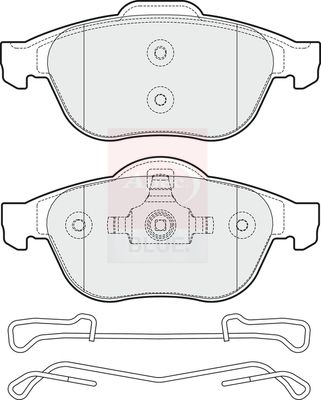 Apec Blue PD3099 Brake Pad Set, disc brake - 2