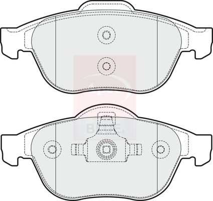 Apec Blue PD3099 Brake Pad Set, disc brake - 3