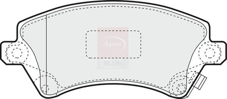 Apec Blue PD3100 Brake Pad Set, disc brake - 1