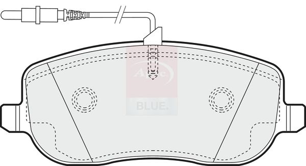Apec Blue PD3101 Brake Pad Set, disc brake - 2