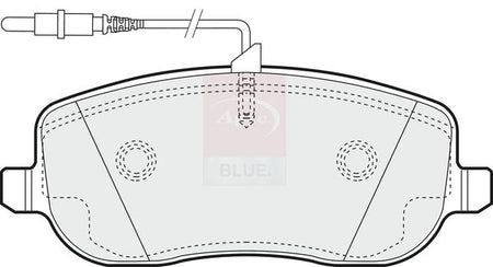 Apec Blue PD3101 Brake Pad Set, disc brake - 2
