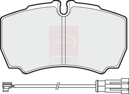 Apec Blue PD3102 Brake Pad Set, disc brake - 2