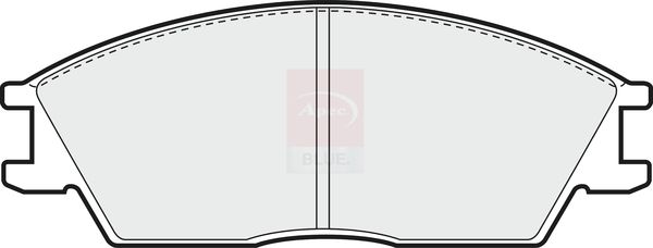 Apec Blue PD3103 Brake Pad Set, disc brake - 1