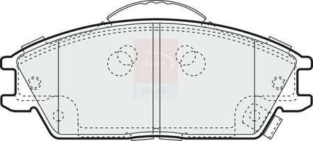 Apec Blue PD3103 Brake Pad Set, disc brake - 3