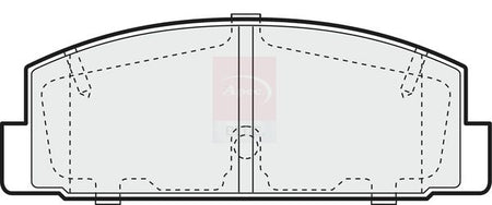 Apec Blue PD3104 Brake Pad Set, disc brake - 2