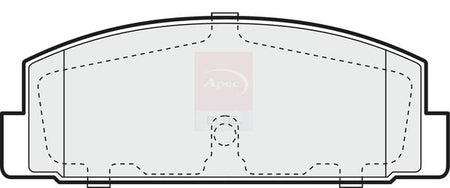 Apec Blue PD3104 Brake Pad Set, disc brake - 3
