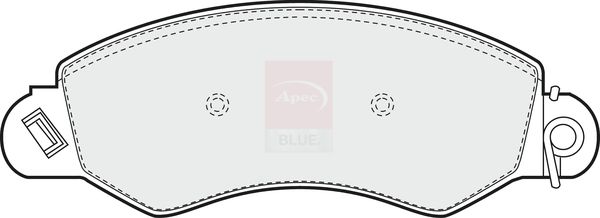 Apec Blue PD3107 Brake Pad Set, disc brake - 1