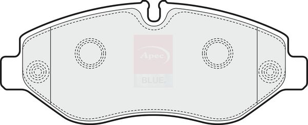 Apec Blue PD3110 Brake Pad Set, disc brake - 1