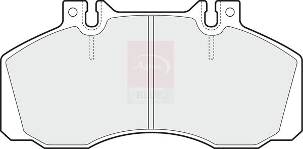 Apec Blue PD3111 Brake Pad Set, disc brake - 1