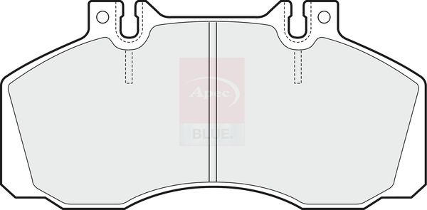 Apec Blue PD3111 Brake Pad Set, disc brake - 2