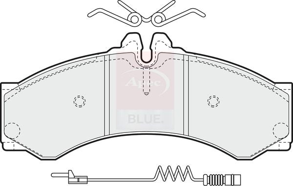 Apec Blue PD3112 Brake Pad Set, disc brake - 1