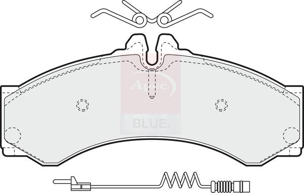 Apec Blue PD3112 Brake Pad Set, disc brake - 2