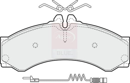 Apec Blue PD3112 Brake Pad Set, disc brake - 2