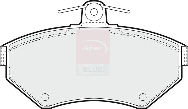 Apec Blue PD3114 Brake Pad Set, disc brake - 2