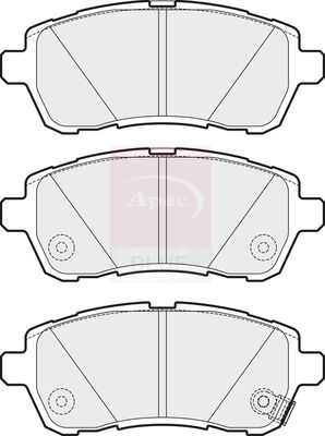 Apec Blue PD3116 Brake Pad Set, disc brake - 1