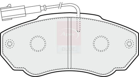Apec Blue PD3119 Brake Pad Set, disc brake - 2