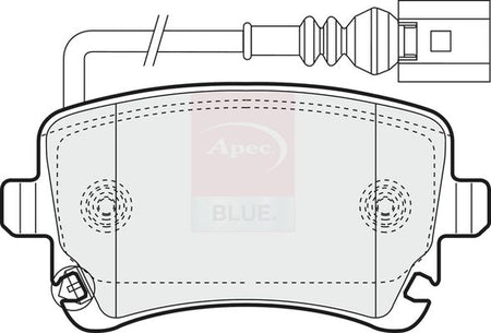Apec Blue PD3120 Brake Pad Set, disc brake - 1