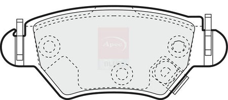 Apec Blue PD3123 Brake Pad Set, disc brake - 2