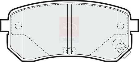 Apec Blue PD3124 Brake Pad Set, disc brake - 2