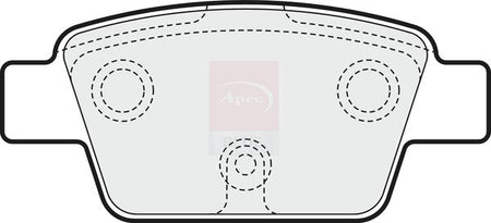 Apec Blue PD3128 Brake Pad Set, disc brake - 2