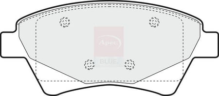 Apec Blue PD3130 Brake Pad Set, disc brake - 1