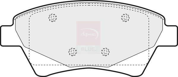 Apec Blue PD3130 Brake Pad Set, disc brake - 1