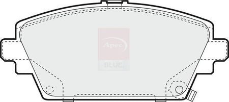 Apec Blue PD3133 Brake Pad Set, disc brake - 1